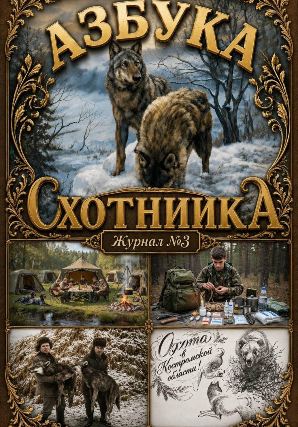 Обложка книги «Азбука охотника. Журнал номер 3»