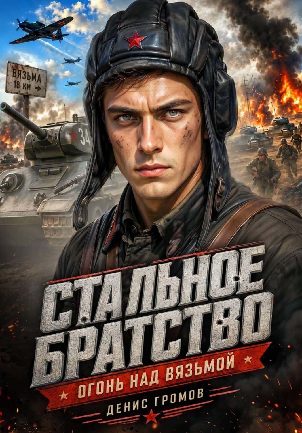 Обложка книги «Стальное братство. Огонь над Вязьмой.»