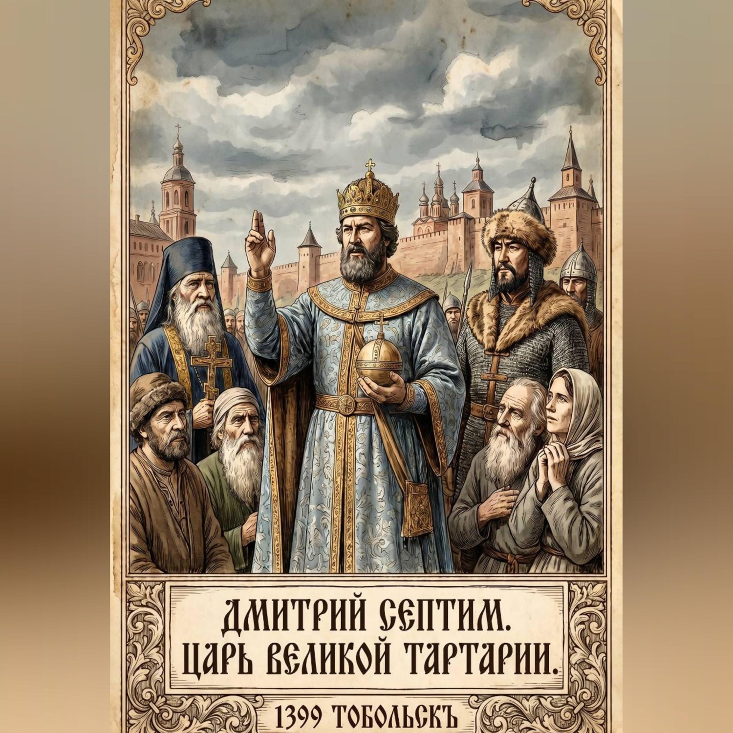 Обложка книги «Дмитрий I Септим. Царь Великой Тартарии. 1399 - 1433 годы.»