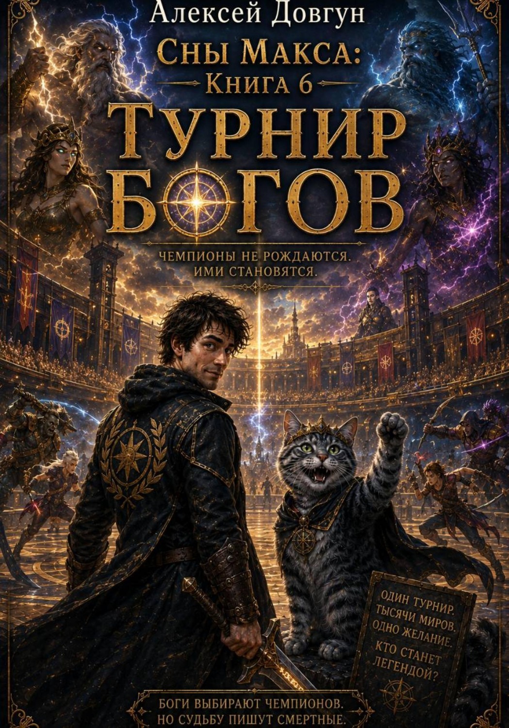 Обложка книги «Сны Макса: Книга 6. Турнир Богов»
