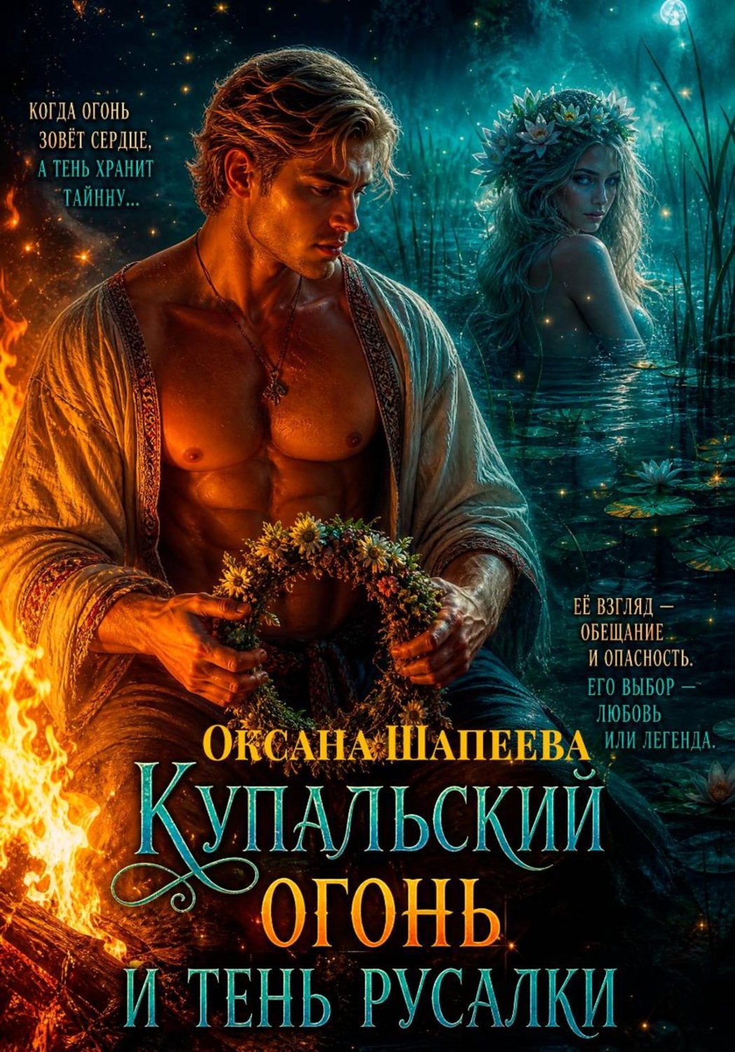 Обложка книги «Купальский огонь и тень русалки»