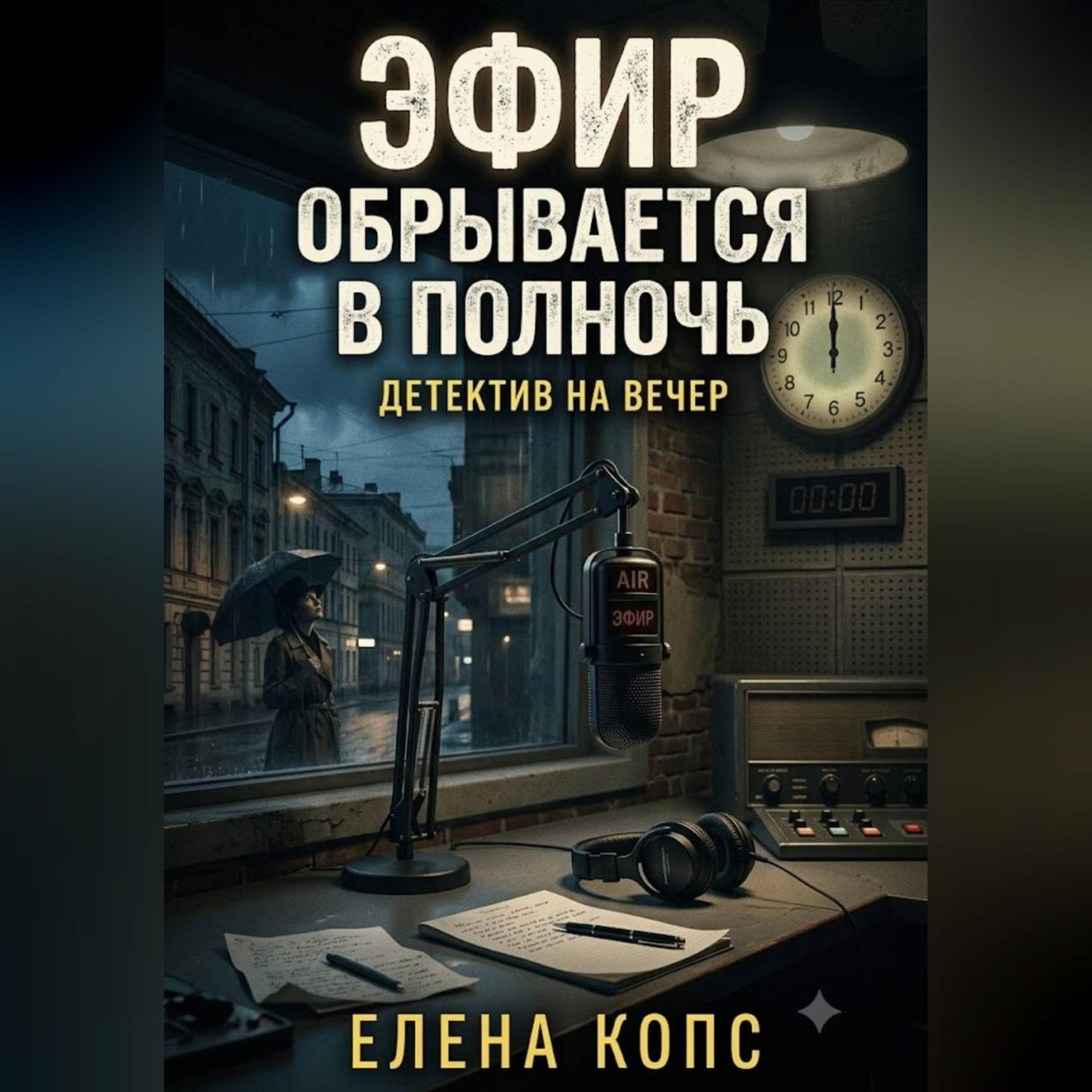 Обложка книги «Эфир обрывается в полночь»