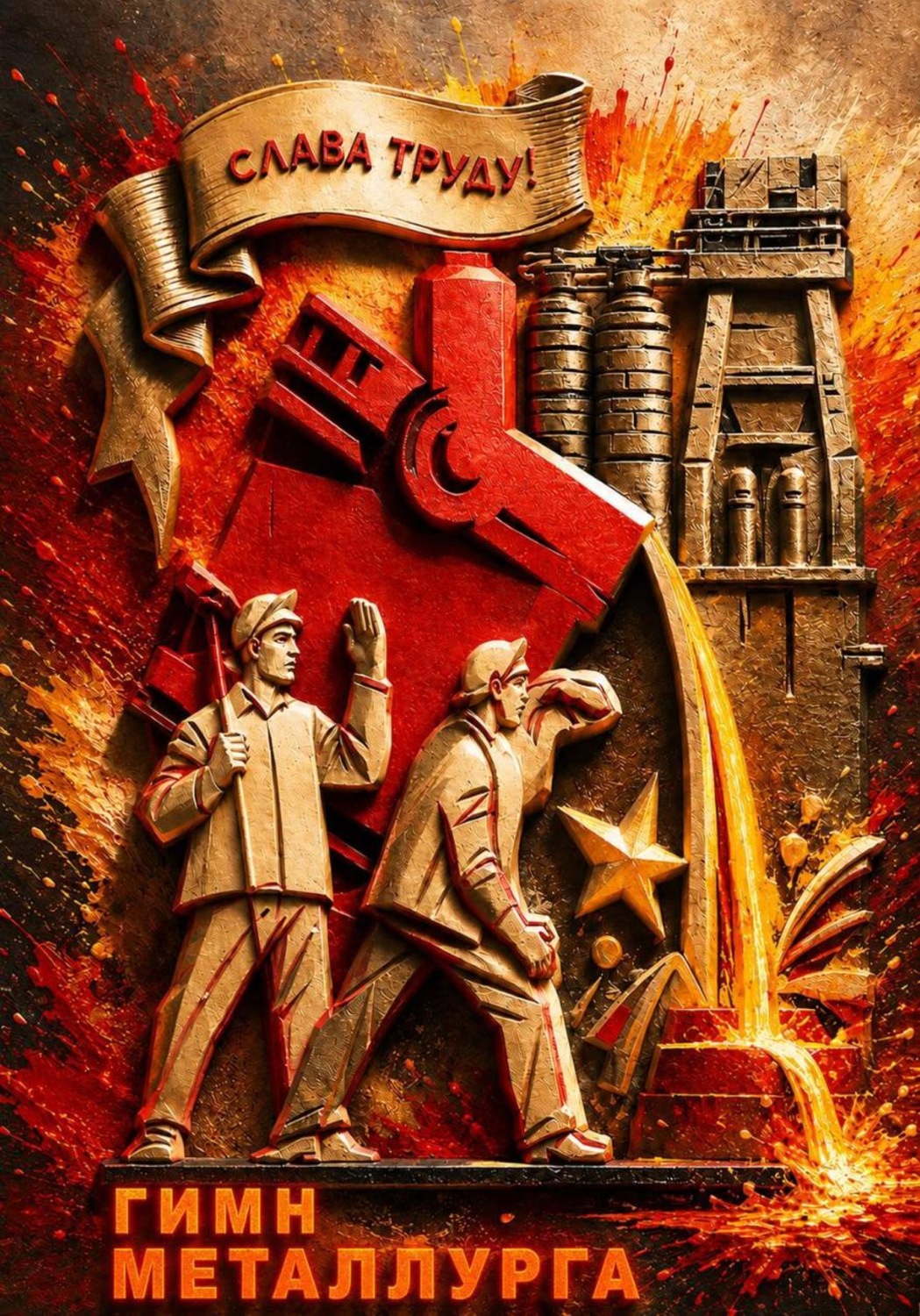 Обложка книги «Гимн металлурга»