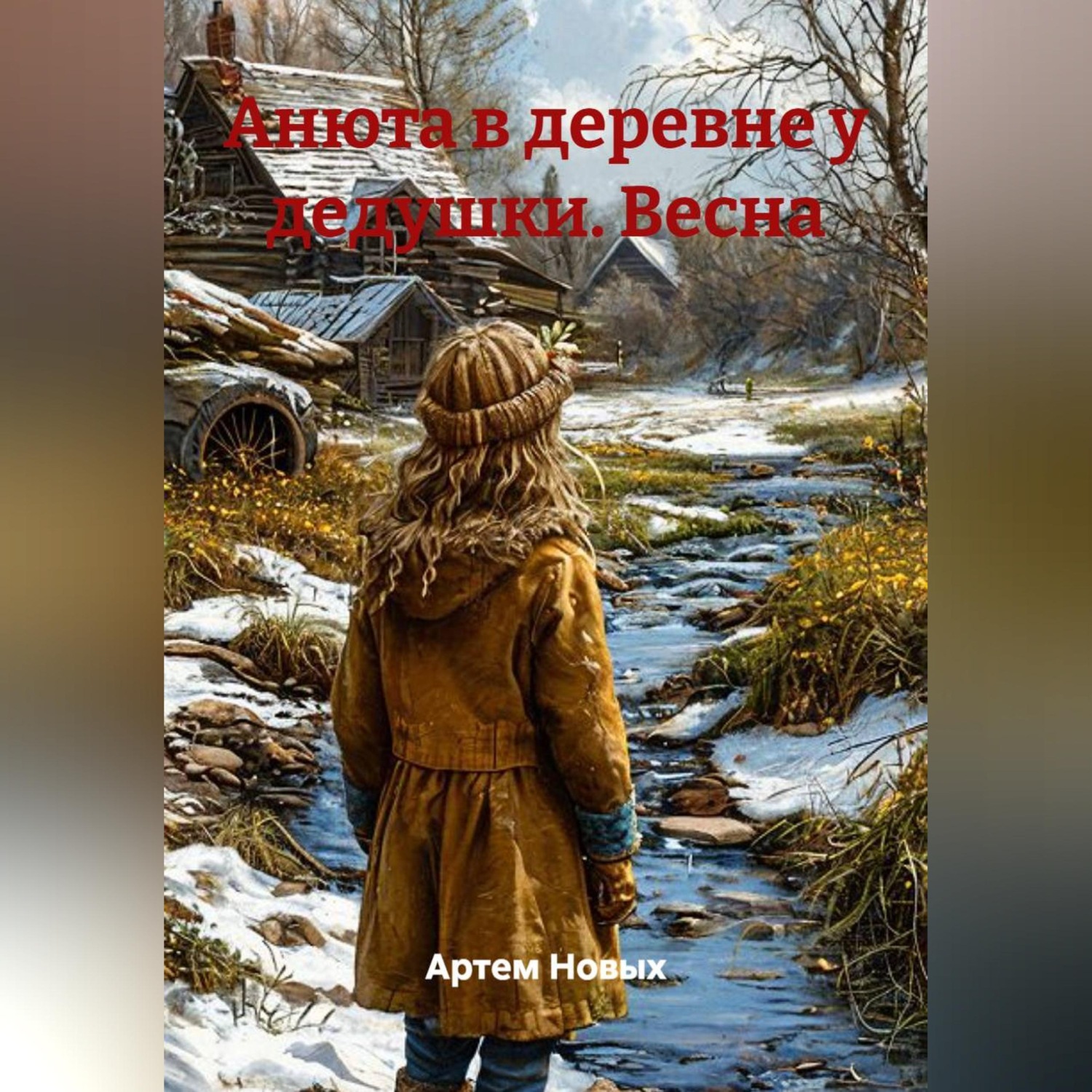 Обложка книги «Анюта в деревне у дедушки. Весна»