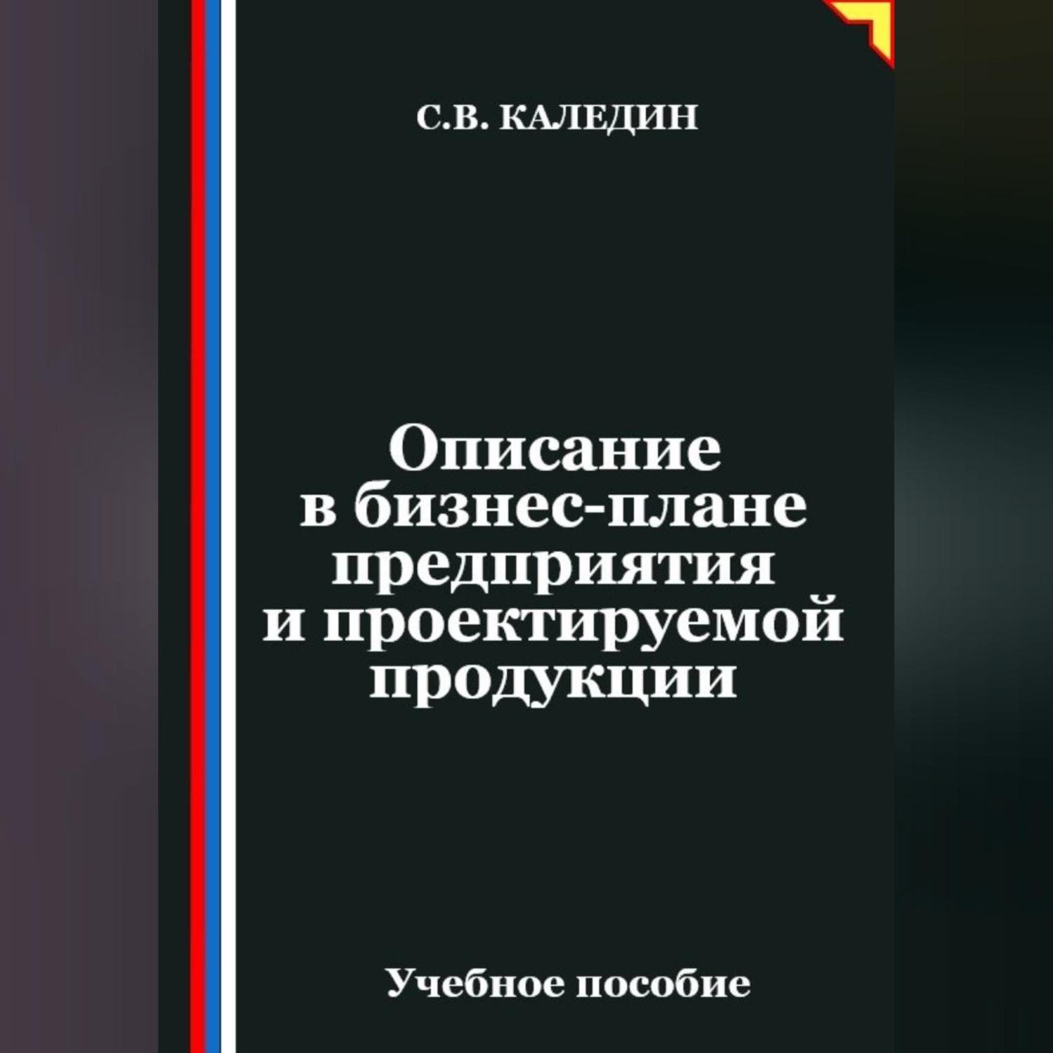 Обложка книги «Описание в бизнес-плане предприятия и проектируемой продукции»