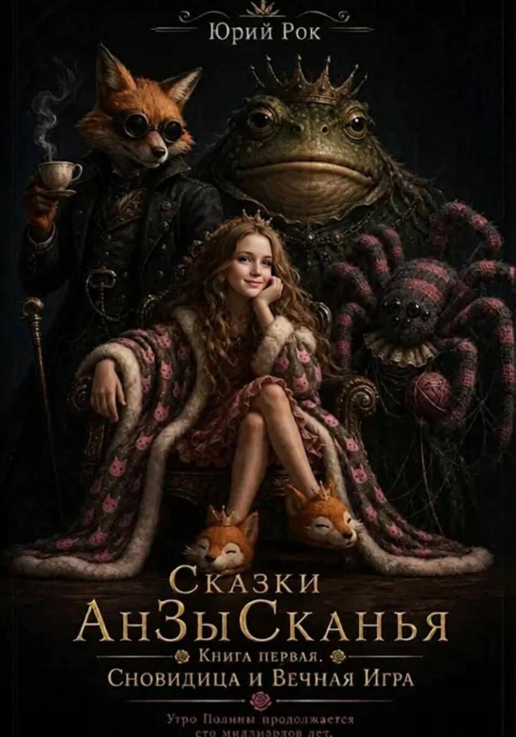 Обложка книги «Сказки АнЗыСканья. Книга первая. Сновидица и вечная игра»