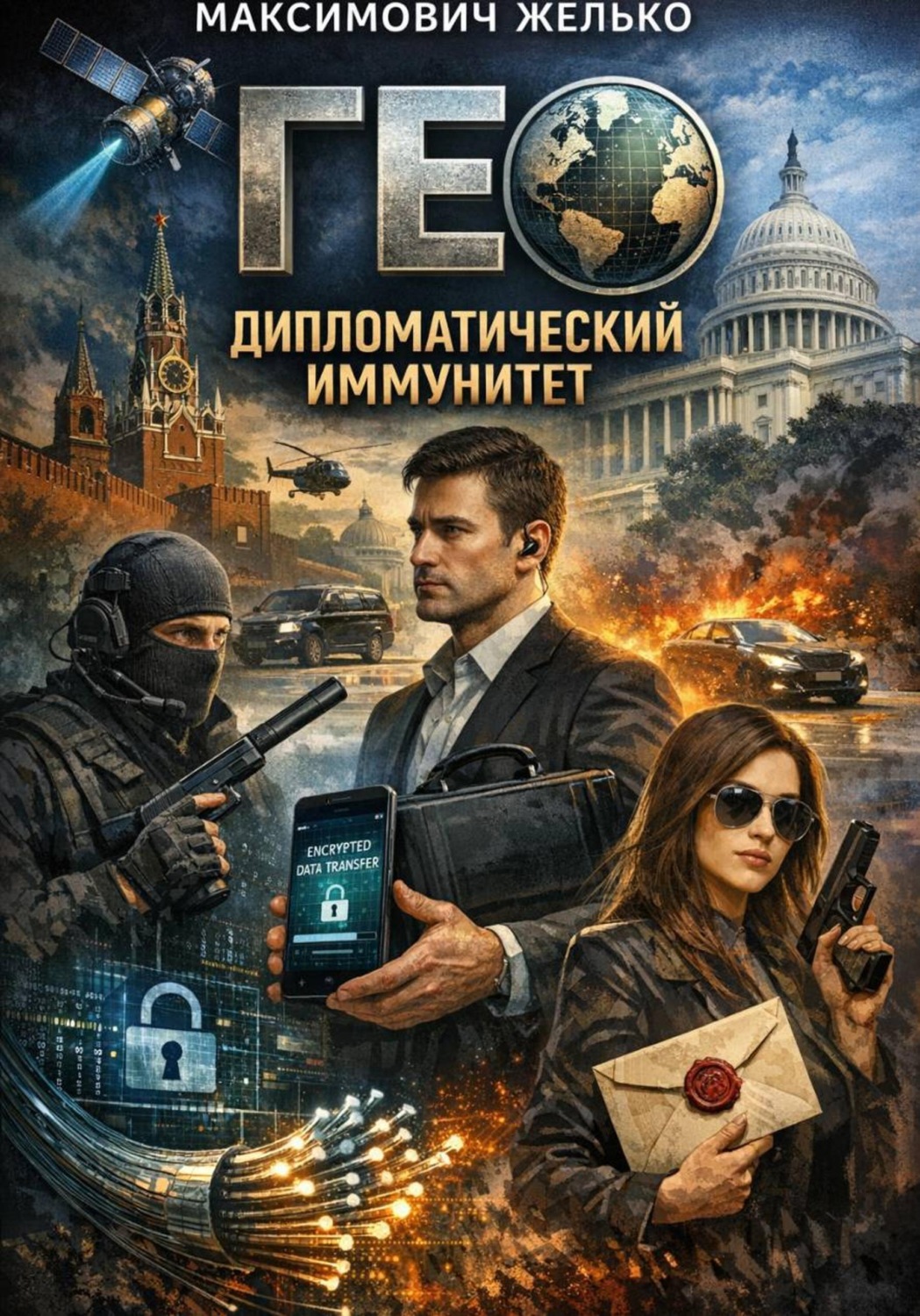 Обложка книги «Гео, дипломатический иммунитет»