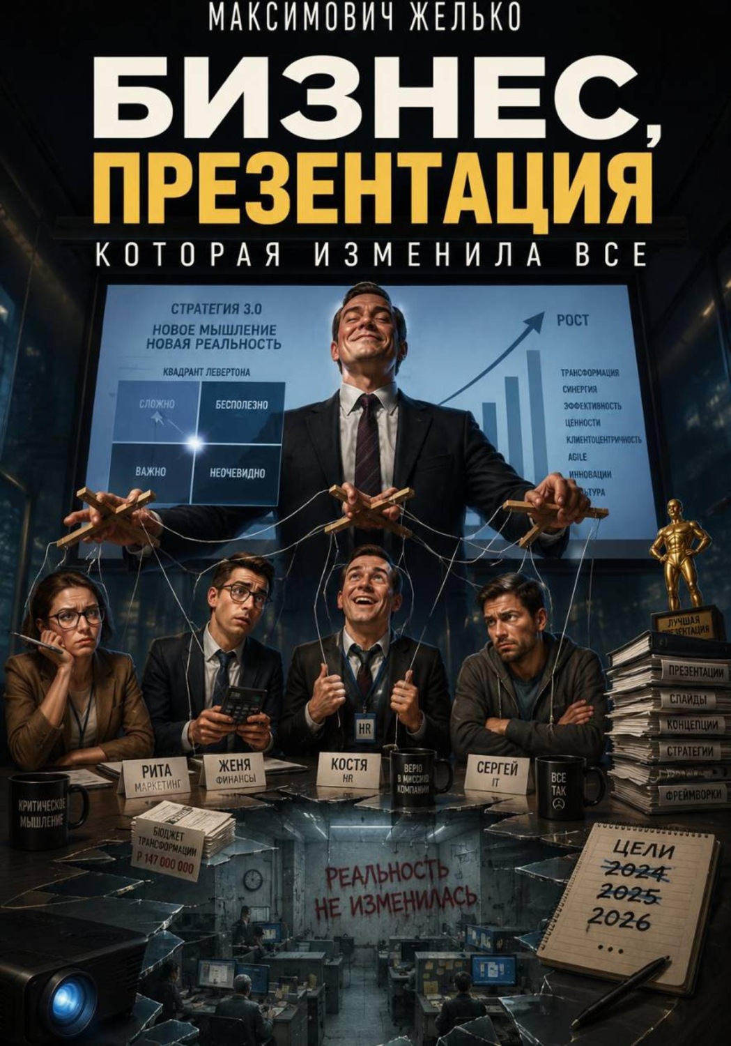 Обложка книги «Бизнес, презентация которая изменила все»