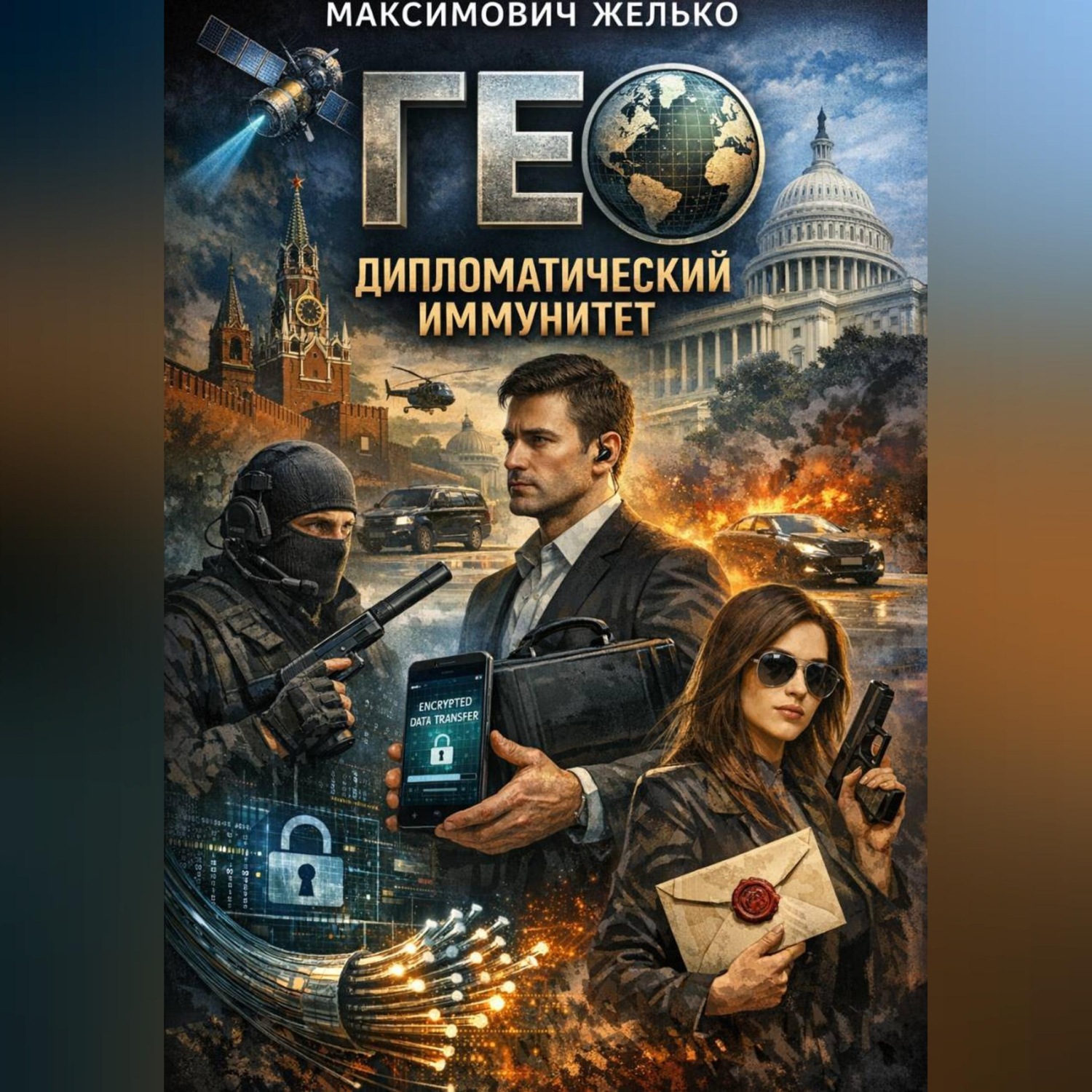 Обложка книги «Гео, дипломатический иммунитет»