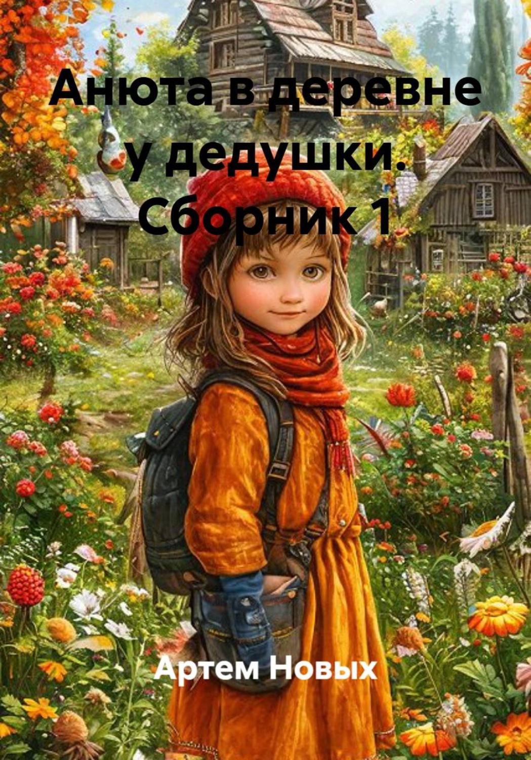Обложка книги «Анюта в деревне у дедушки. Сборник 1»