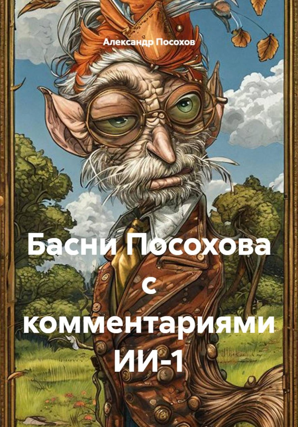 Обложка книги «Басни Посохова с комментариями ИИ-1»