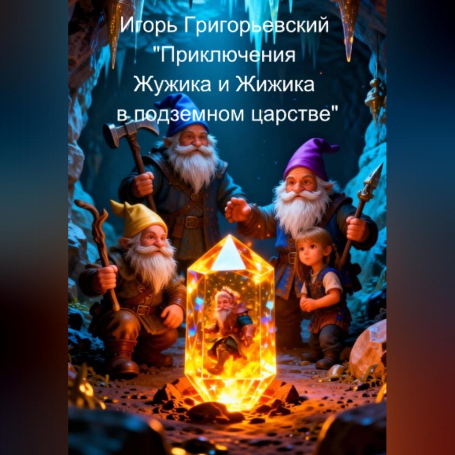 Обложка книги «Приключения Жужика и Жижика в подземном царстве»