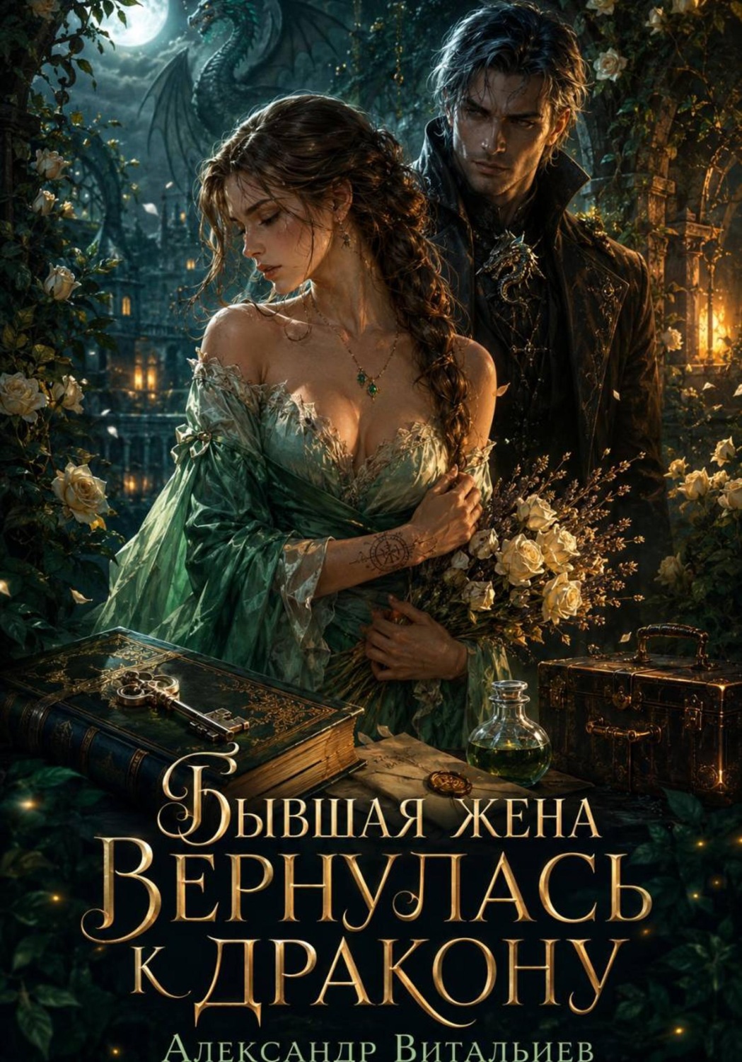 Обложка книги «Бывшая жена вернулась к дракону»