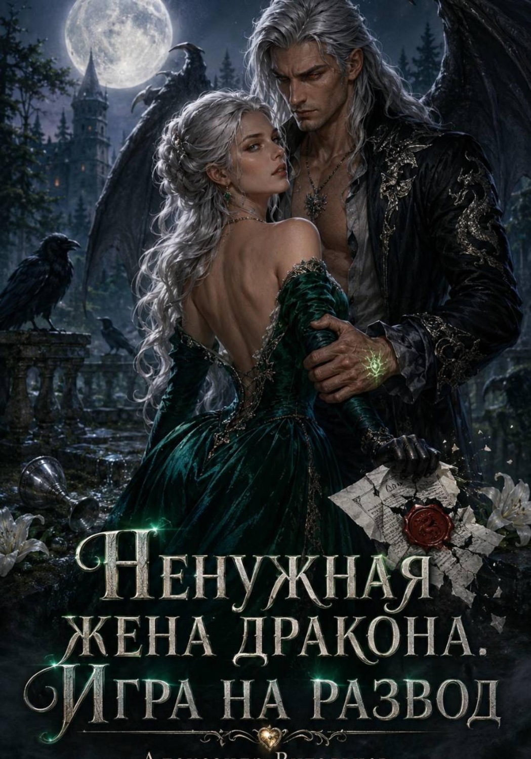 Обложка книги «Ненужная жена дракона. Игра на развод»