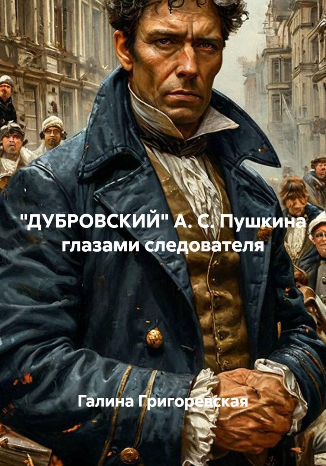 Обложка книги «"ДУБРОВСКИЙ" А. С. Пушкина глазами следователя»