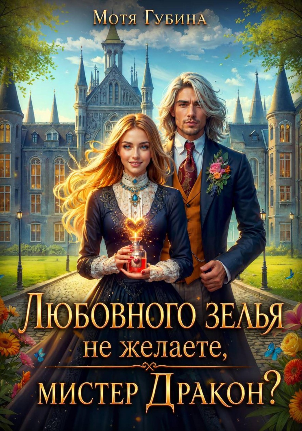 Обложка книги «Любовного зелья не желаете, мистер Дракон?»