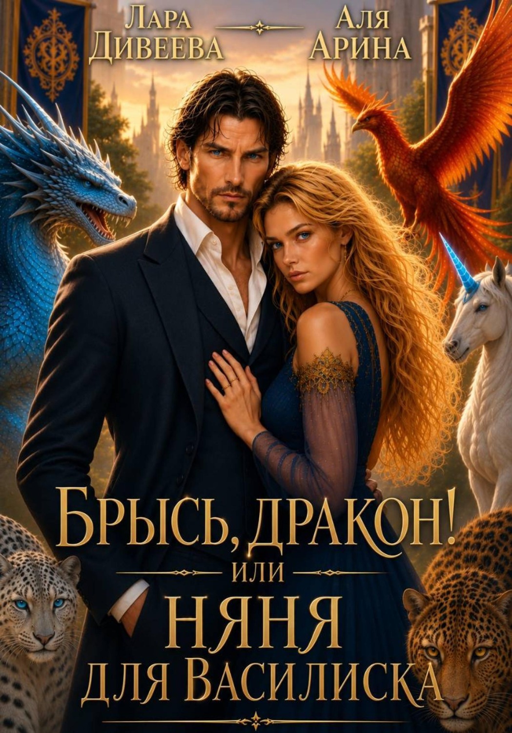 Обложка книги «Брысь, дракон! или Няня для василиска»