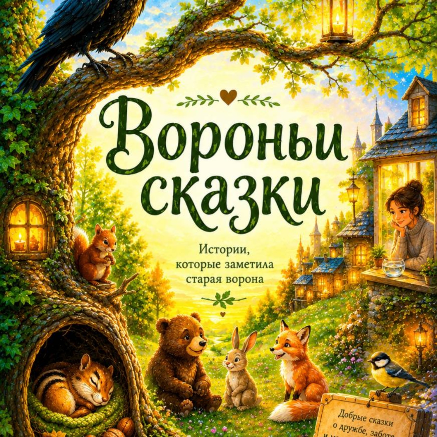 Обложка книги «Вороньи сказки. Часть 1»