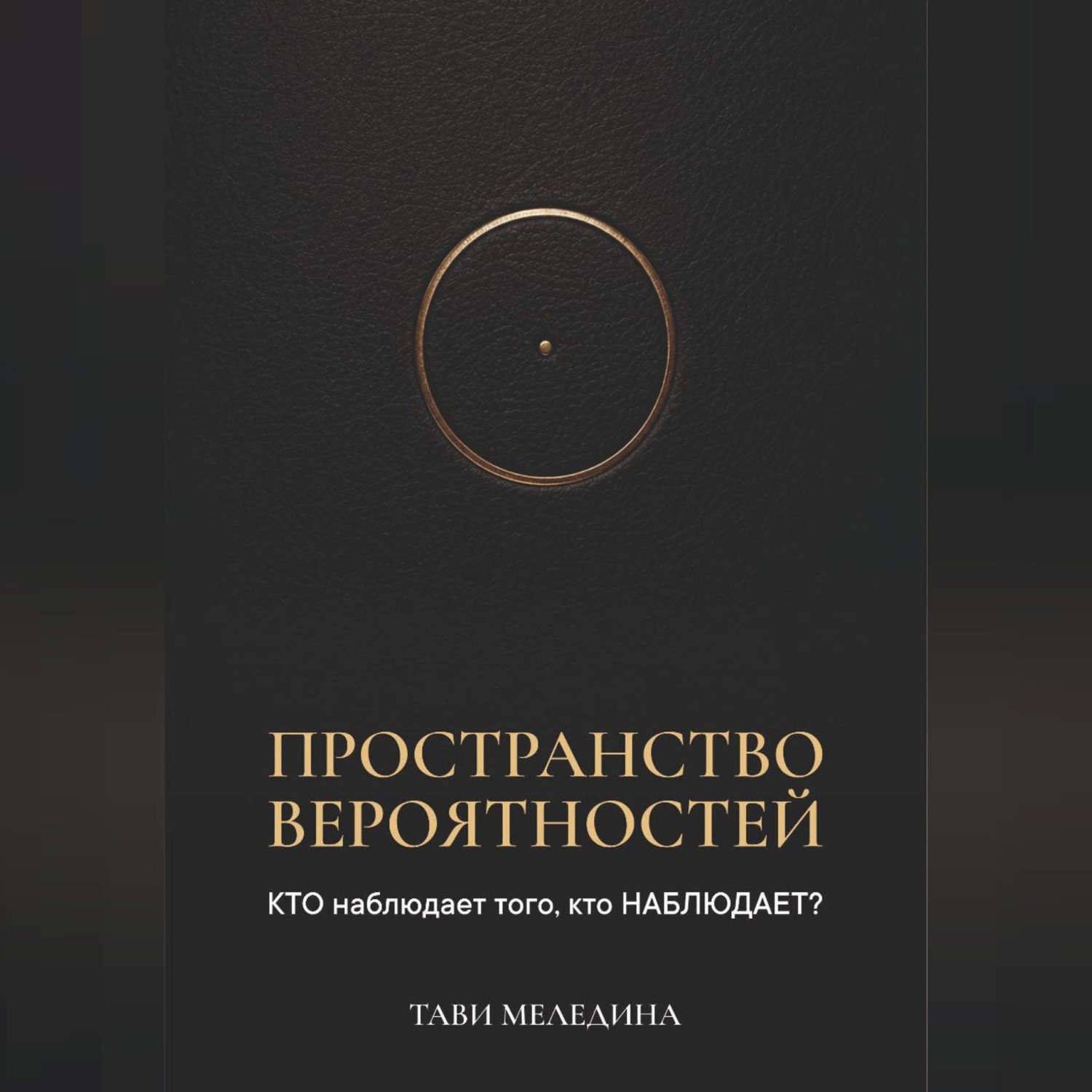 Обложка книги «Пространство вероятностей. КТО наблюдает того, кто НАБЛЮДАЕТ?»