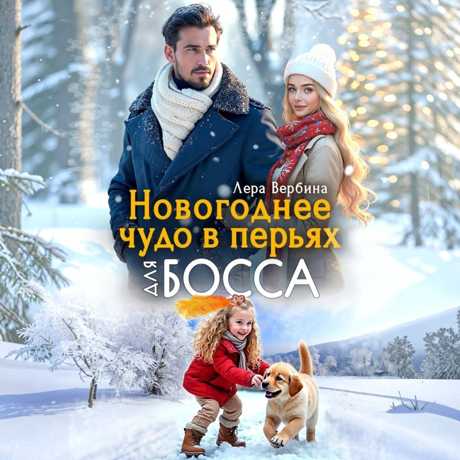 Обложка книги «Новогоднее чудо в перьях для босса»