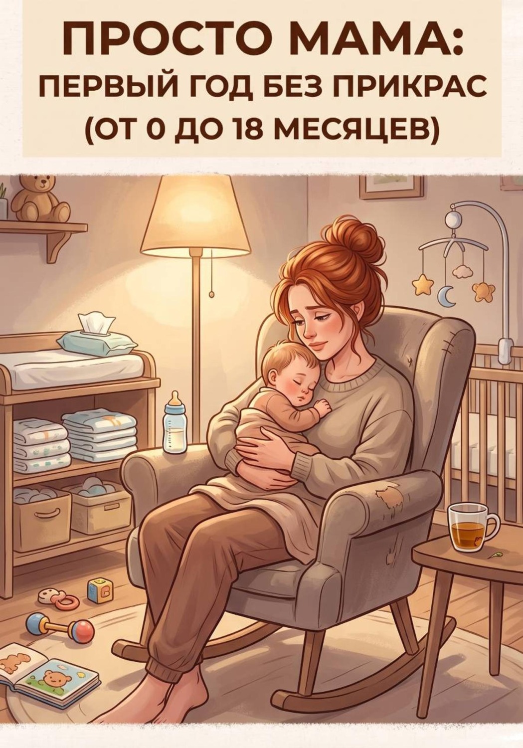 Обложка книги «Просто мама: первый год без прикрас (от 0 до 18 месяцев)»