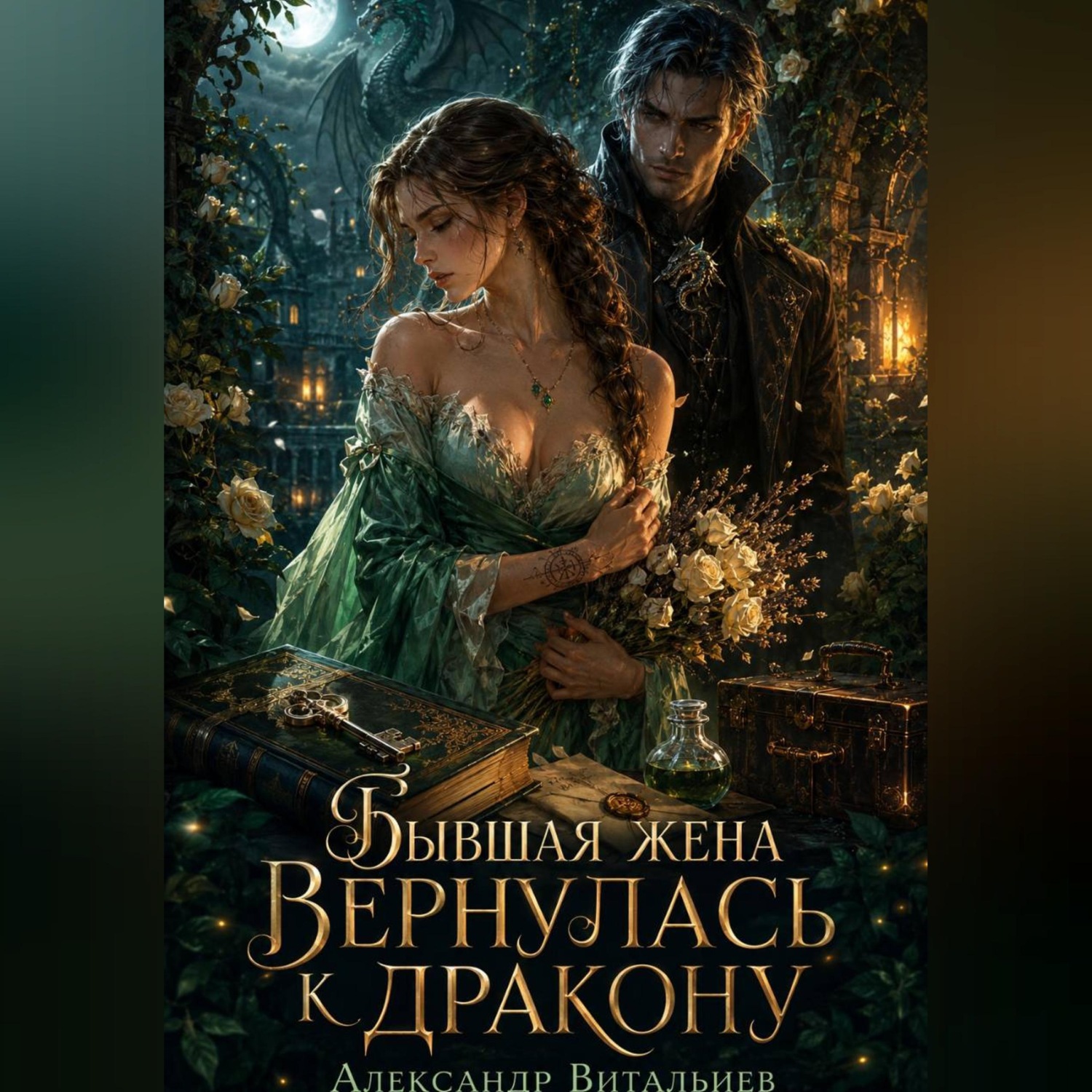 Обложка книги «Бывшая жена вернулась к дракону»