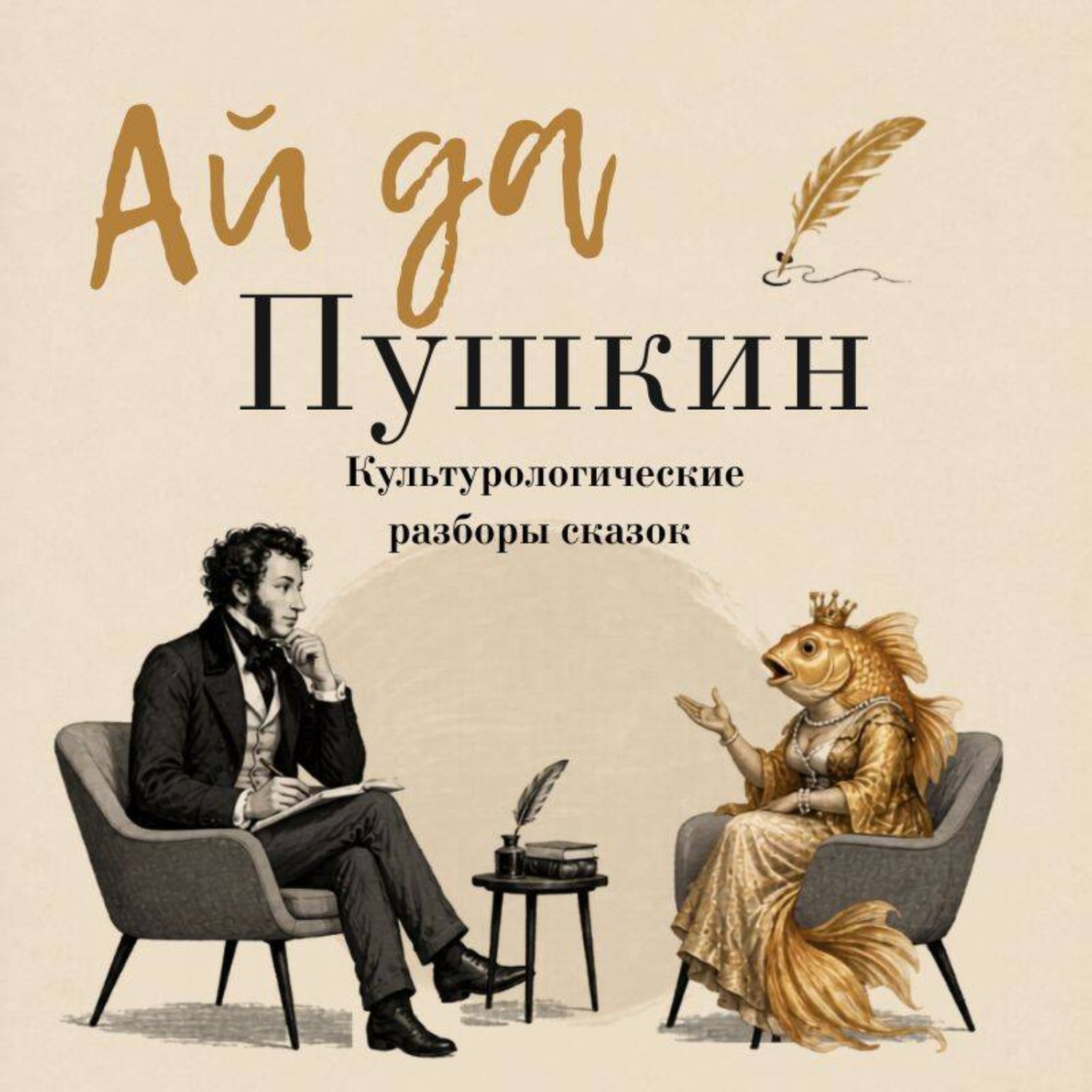 Обложка книги «Ай да Пушкин. Сборник сказок с культурологическими разборами»