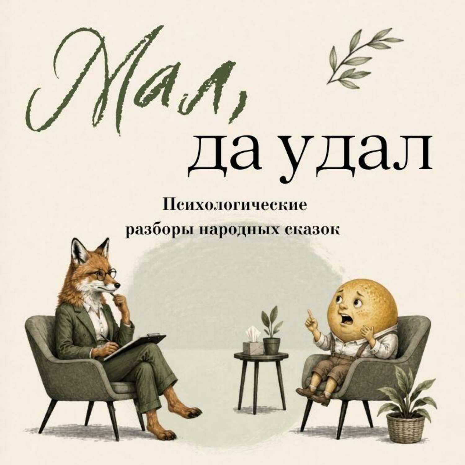 Обложка книги «Мал, да удал. Сборник народных сказок с психологическими разборами»