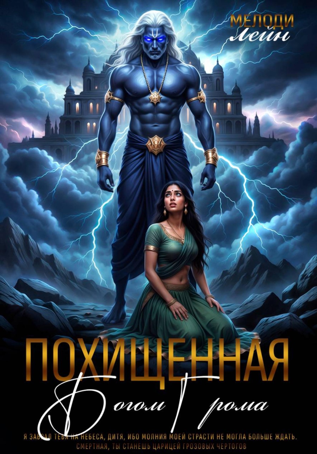 Обложка книги «Похищенная Богом Грома»