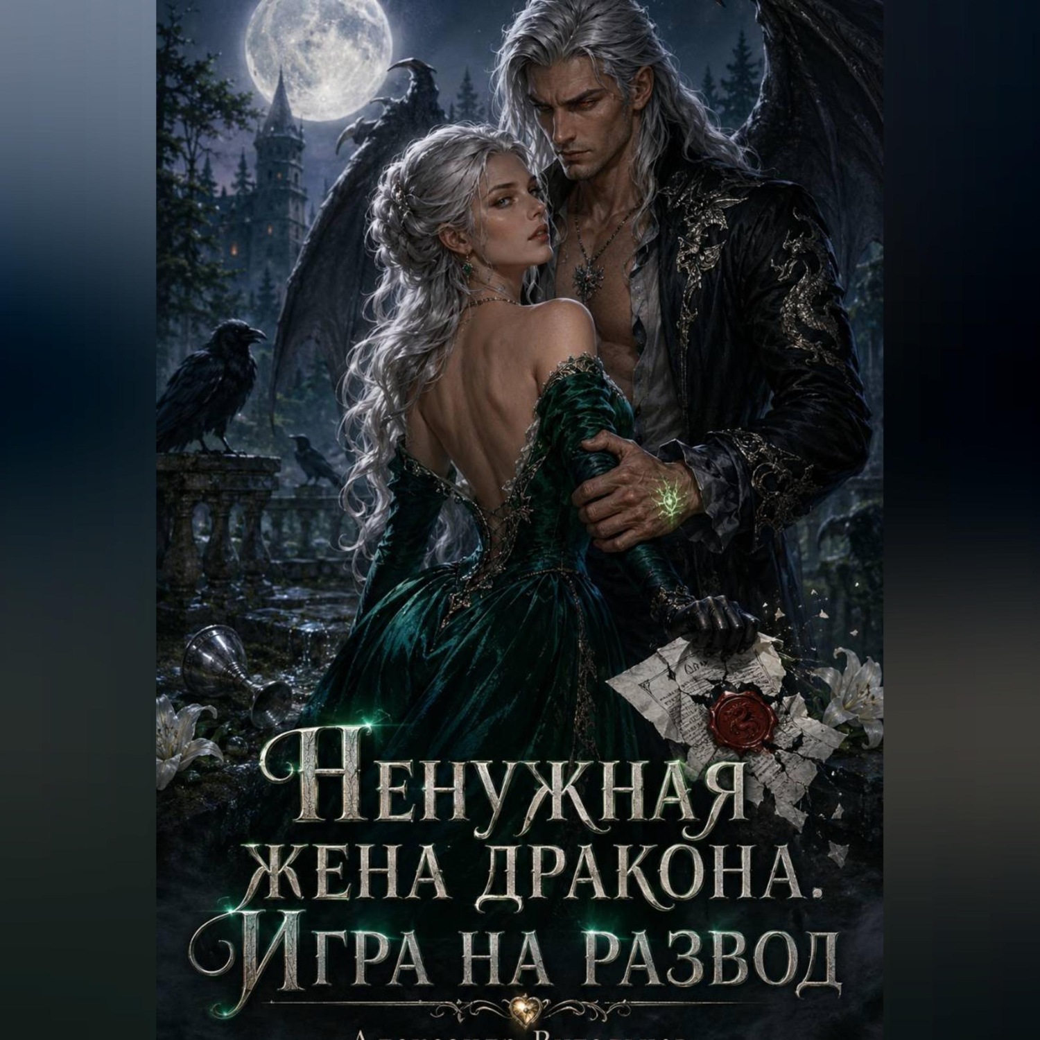 Обложка книги «Ненужная жена дракона. Игра на развод»