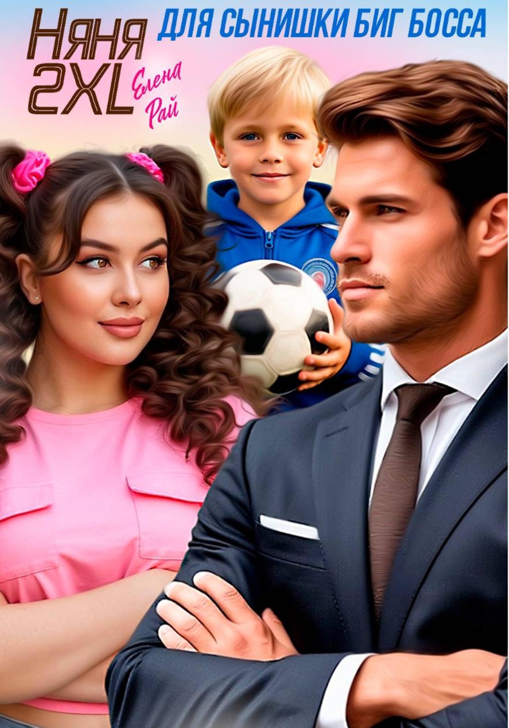Обложка книги «Няня 2XL для сынишки Биг Босса»