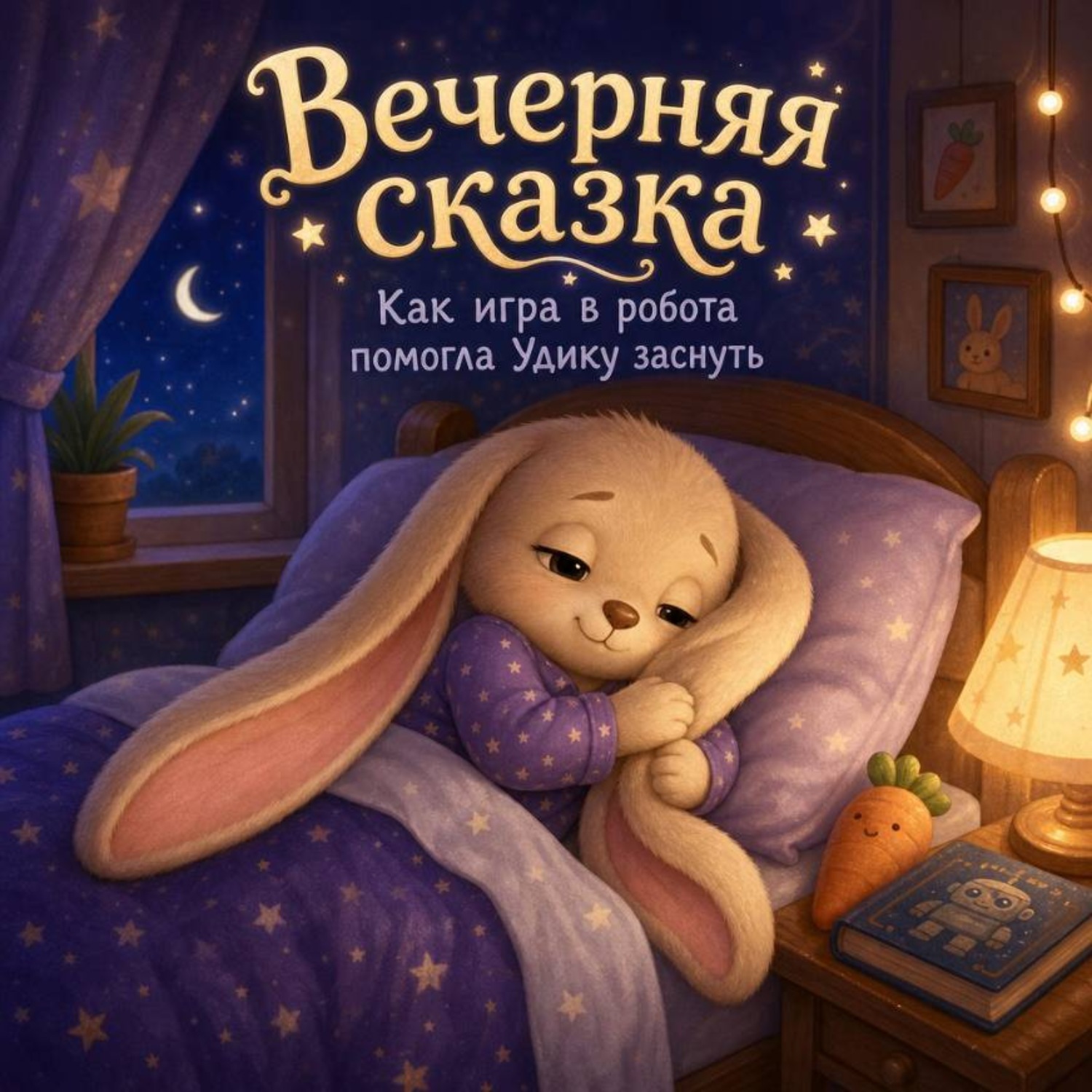 Обложка книги «Как игра в Робота помогла Удику заснуть»