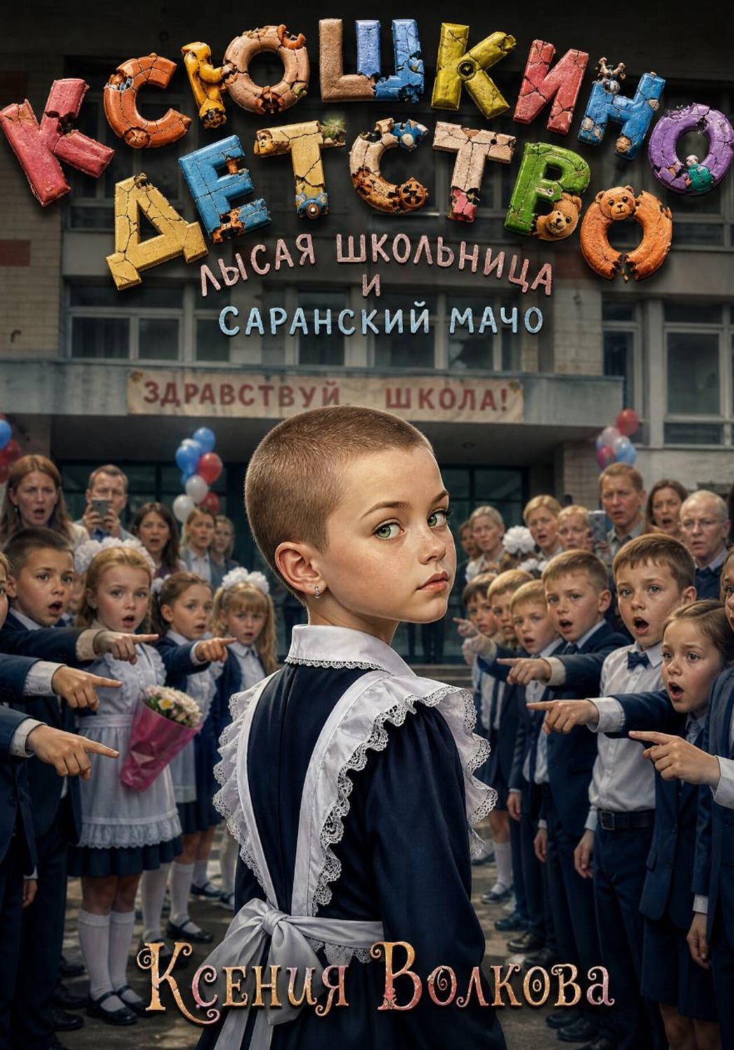 Обложка книги «Лысая школьница и Саранский "мачо"»