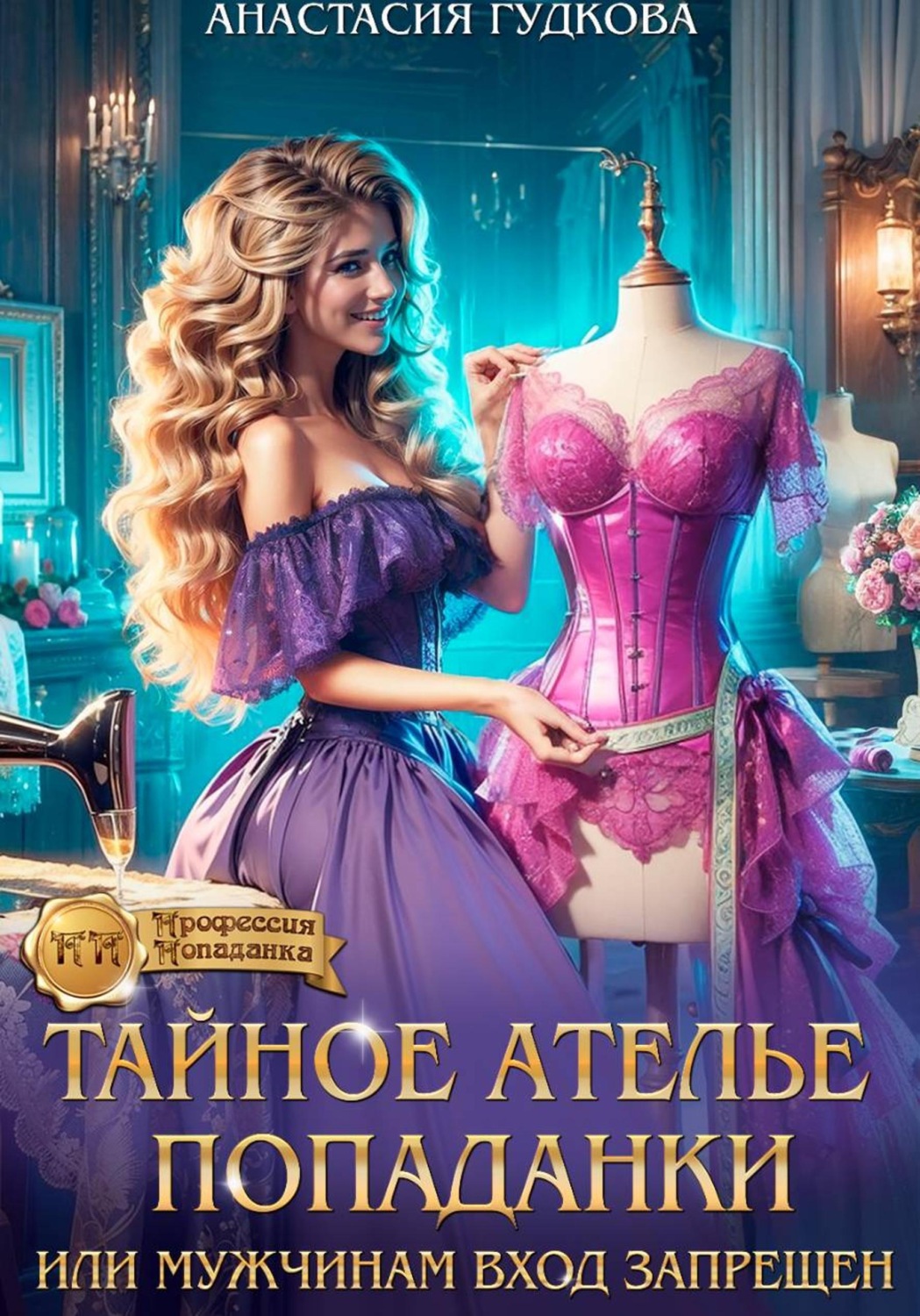 Обложка книги «Тайное ателье попаданки, или мужчинам вход запрещен»