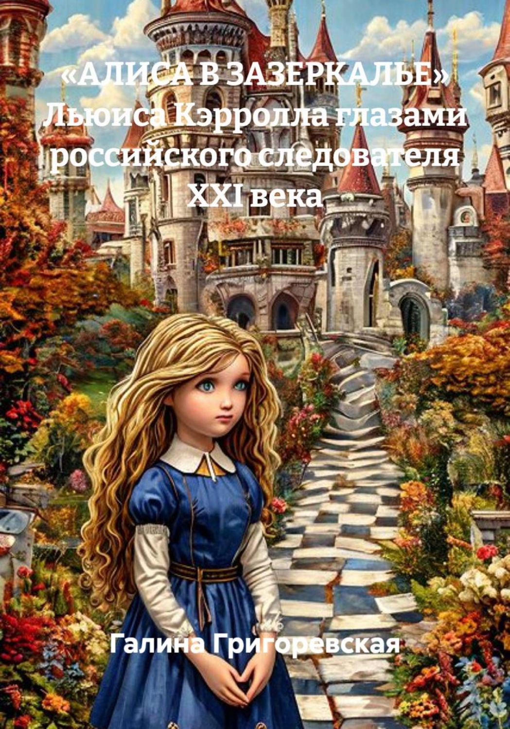 Обложка книги ««АЛИСА В ЗАЗЕРКАЛЬЕ» Льюиса Кэрролла глазами российского следователя ХХI века»