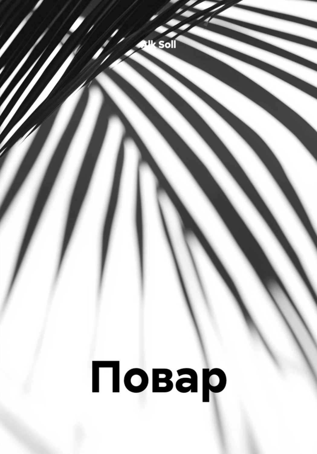 Обложка книги «Повар»
