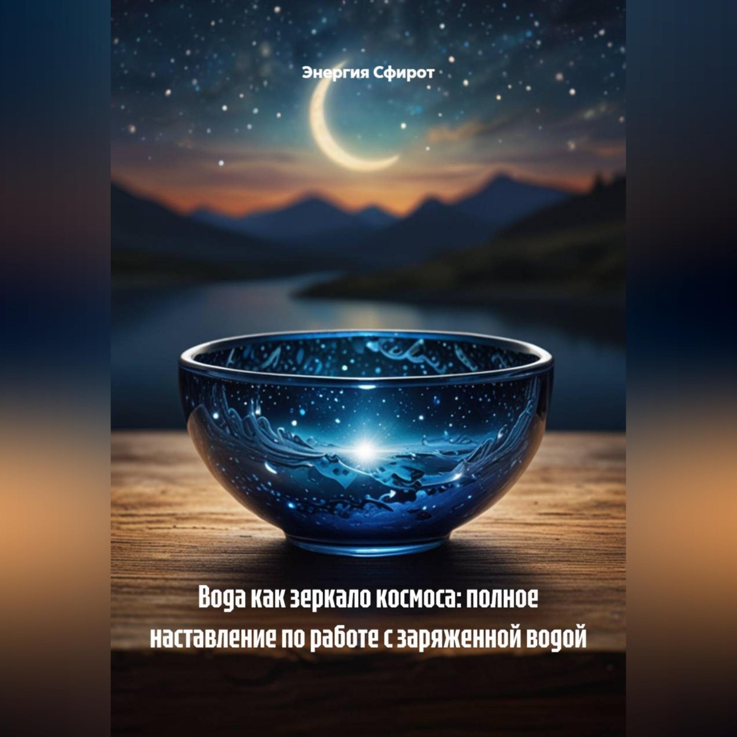Обложка книги «Вода как зеркало космоса: полное наставление по работе с заряженной водой»
