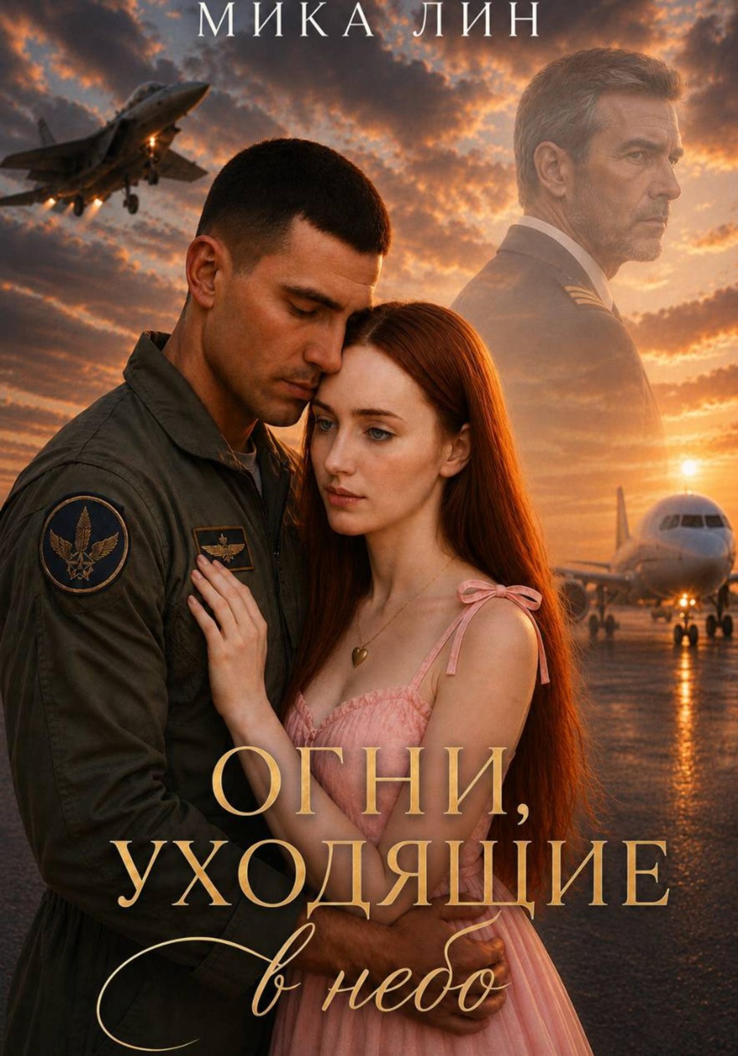 Обложка книги «Огни уходящие в небо»