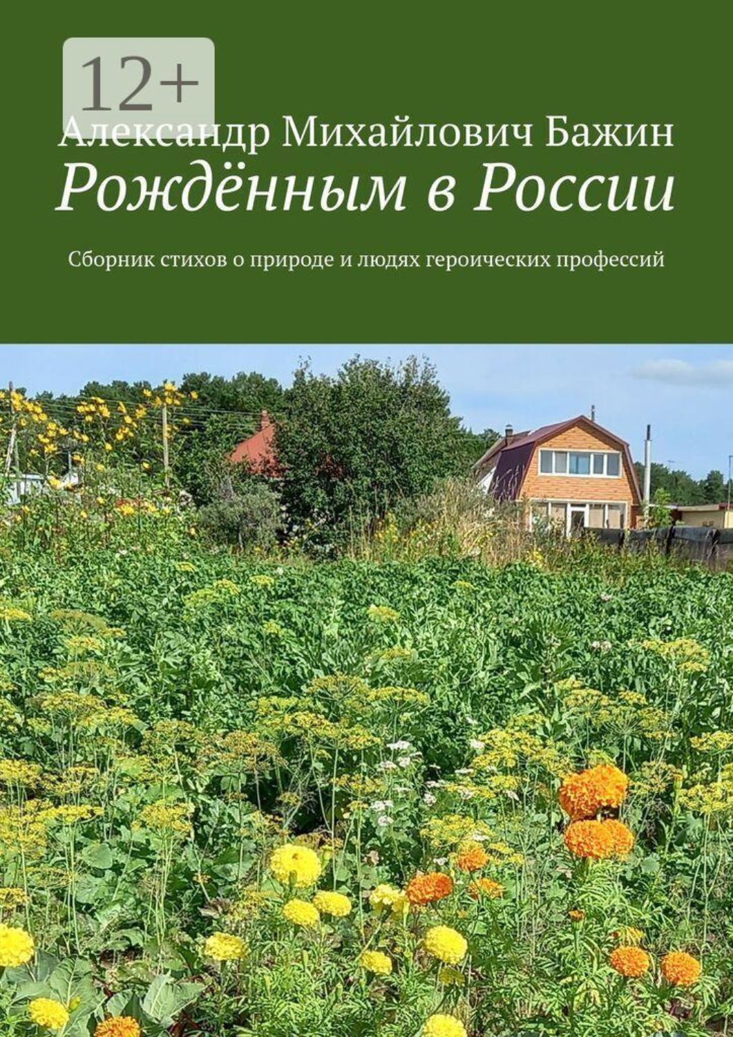 Обложка книги «Рождённым в России. Сборник стихов о природе и людях героических профессий»