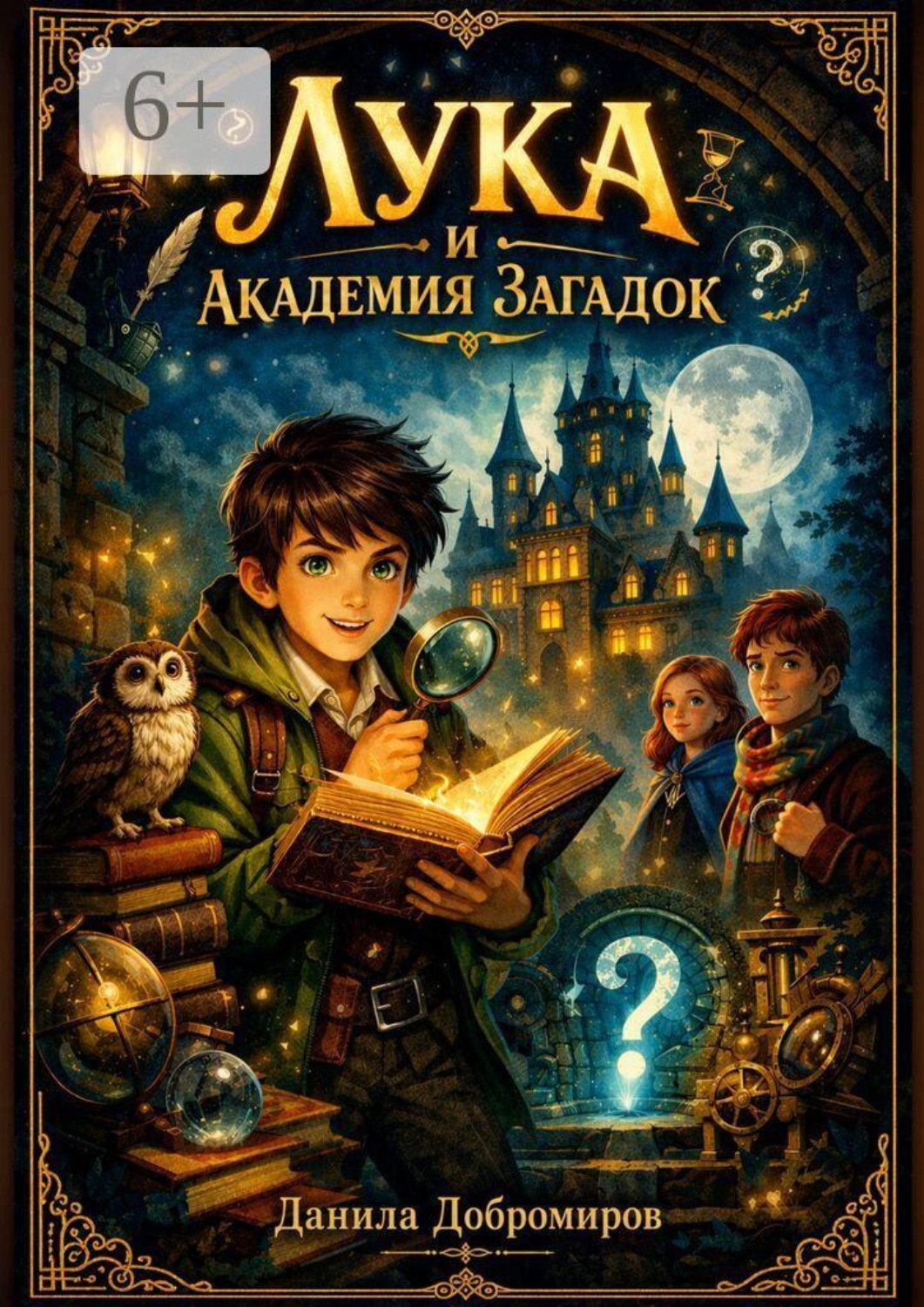 Обложка книги «Лука и Академия загадок»