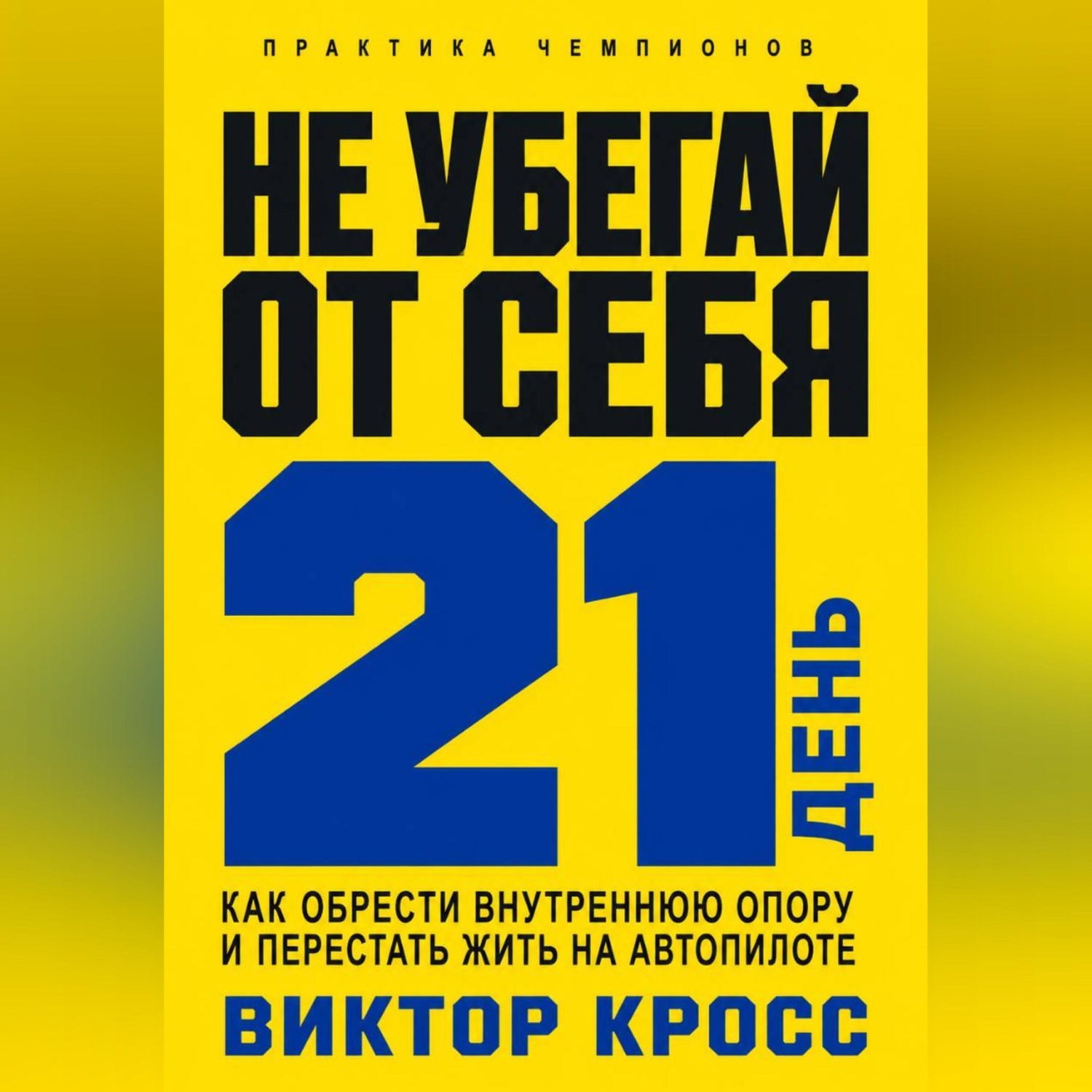 Обложка книги «Не убегай от себя. 21 день как обрести внутреннюю опору и перестать жить на автопилоте»