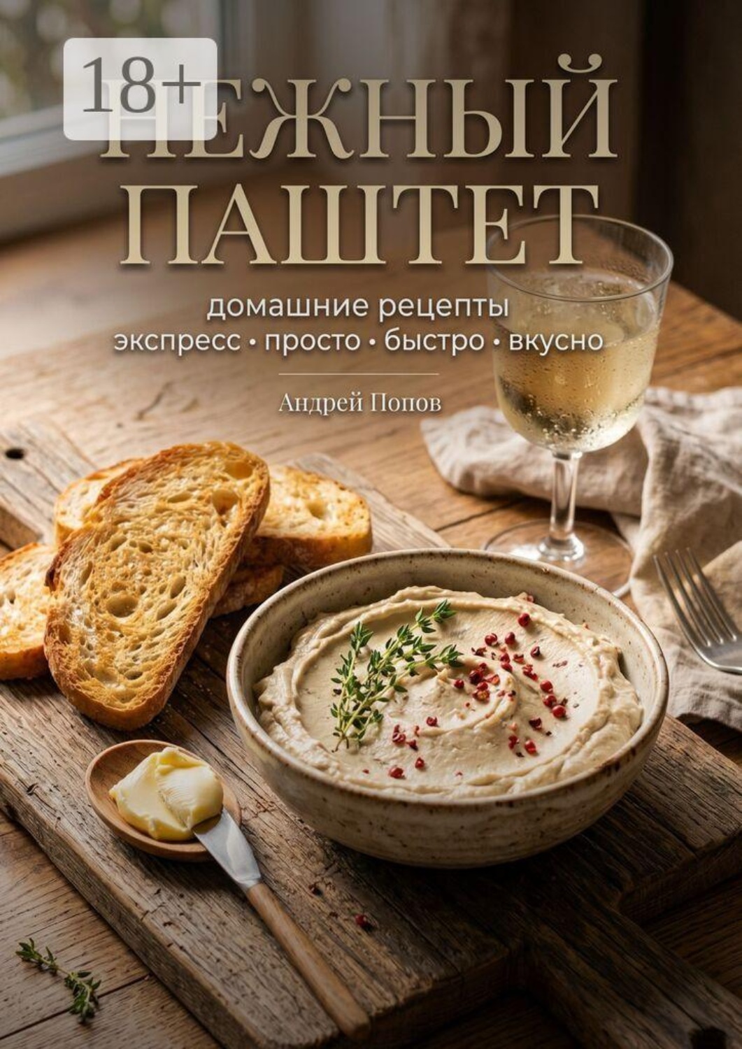 Обложка книги «Нежный паштет: домашние рецепты»