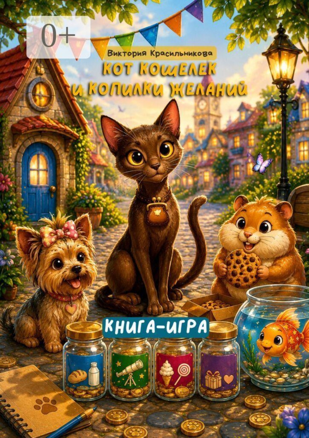 Обложка книги «Кот Кошелек и копилки желаний»