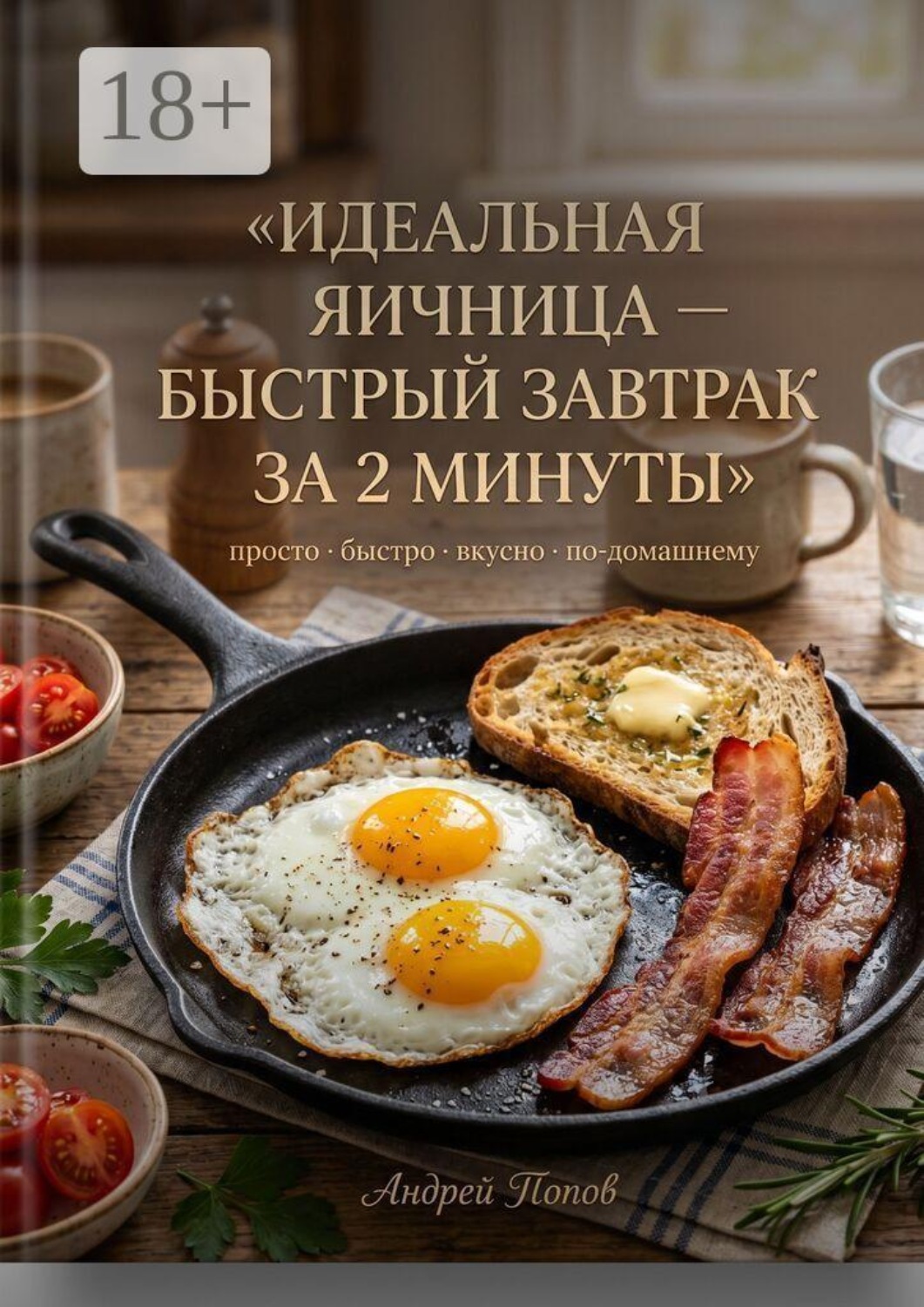 Обложка книги «Идеальная яичница: быстрый завтрак за 2 минуты»