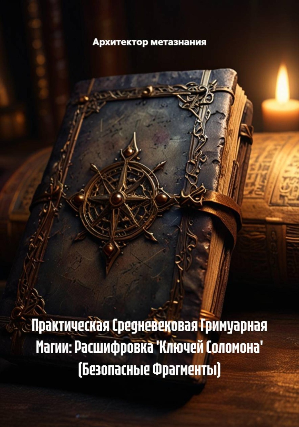 Обложка книги «Практическая Средневековая Гримуарная Магии: Расшифровка 'Ключей Соломона' (Безопасные Фрагменты)»