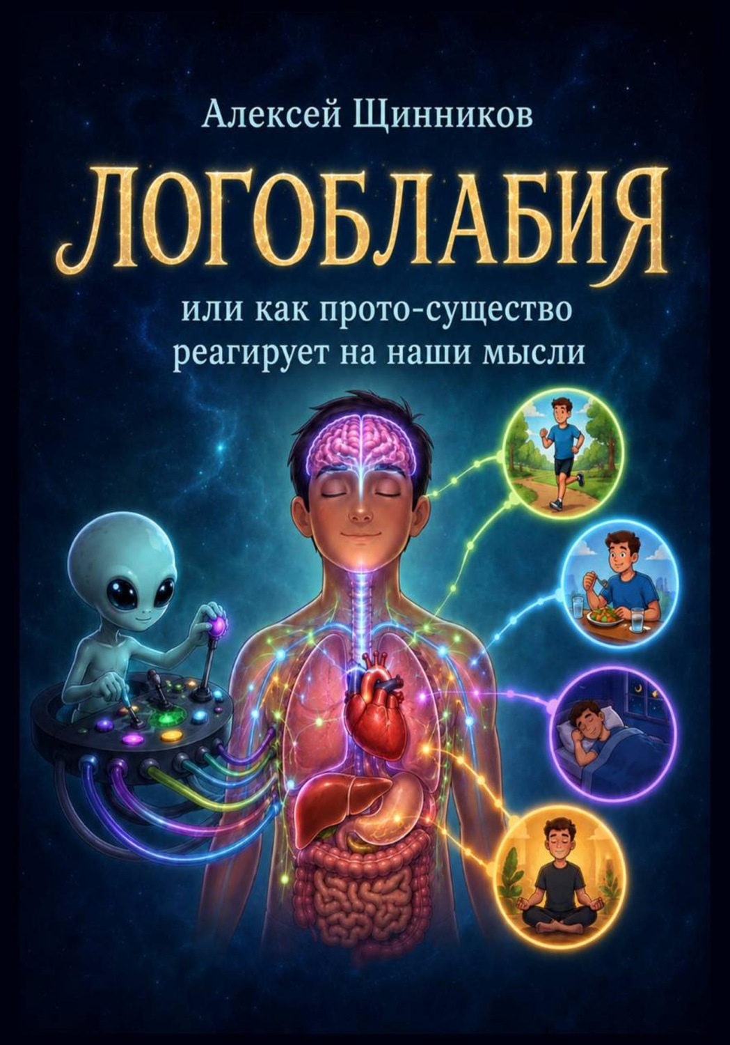 Обложка книги «Логоблабия, или Как прото-существо реагирует на наши мысли»