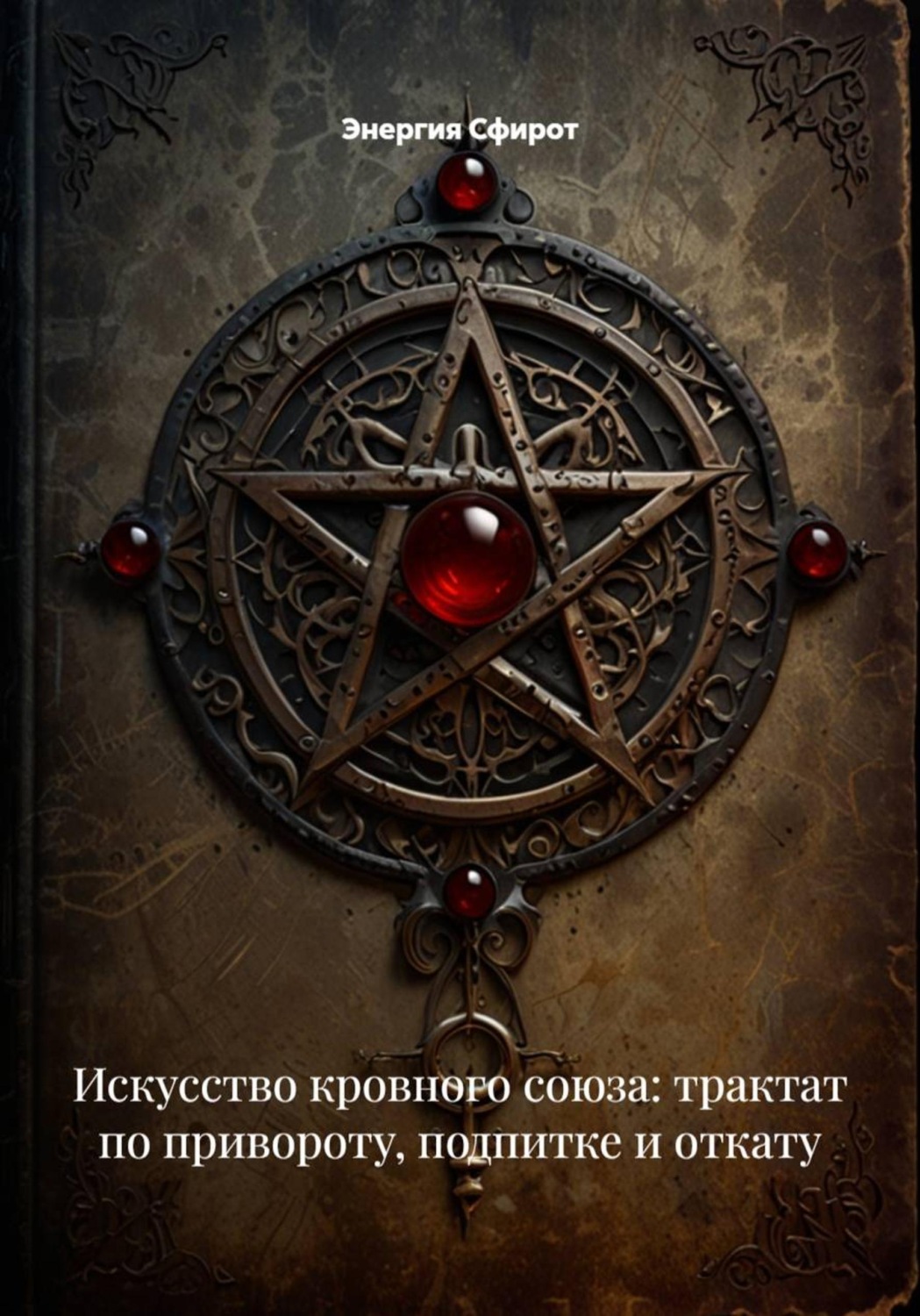 Обложка книги «Искусство кровного союза: трактат по привороту, подпитке и откату»