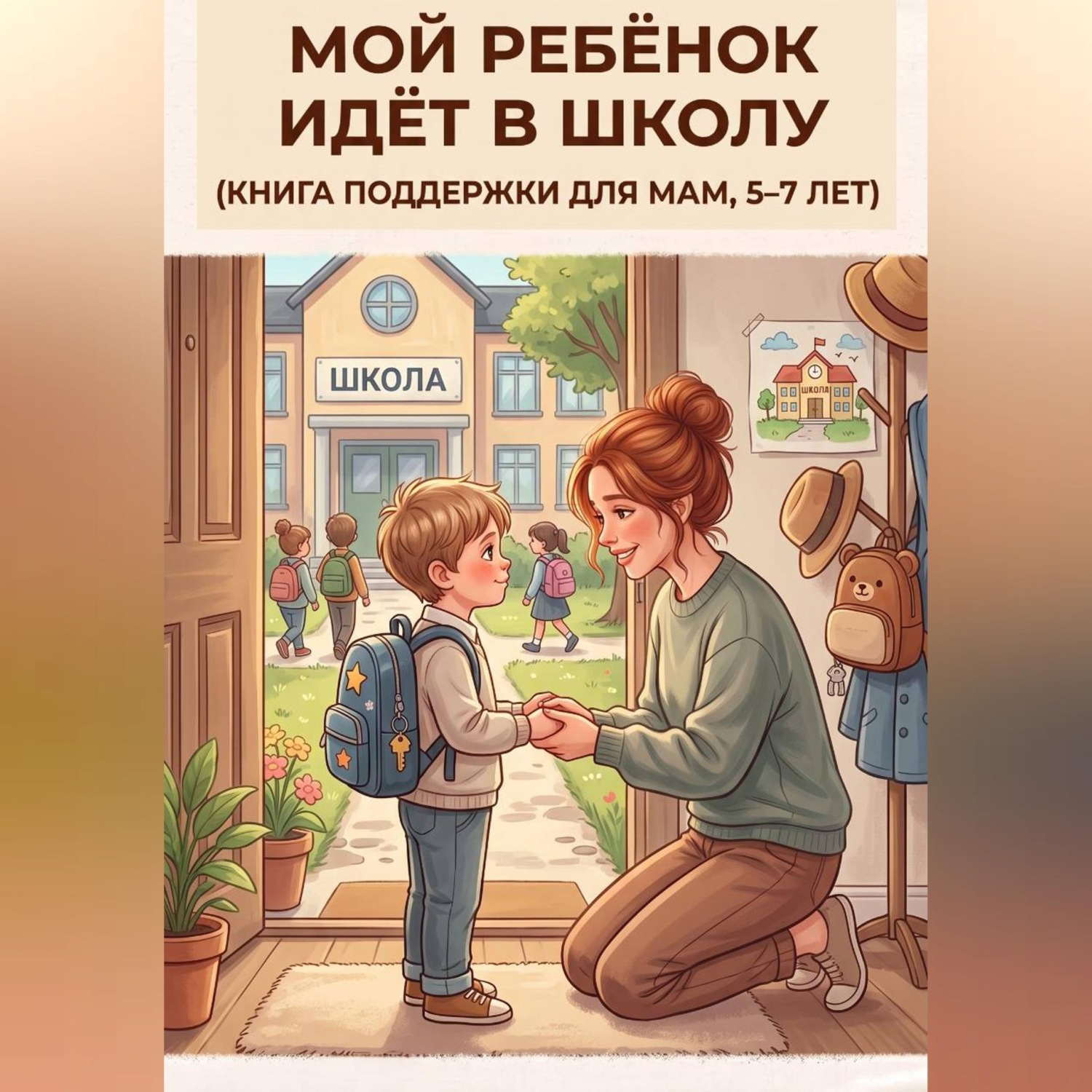 Обложка книги «Мой ребёнок идёт в школу: книга поддержки для мам (5–7 лет)»