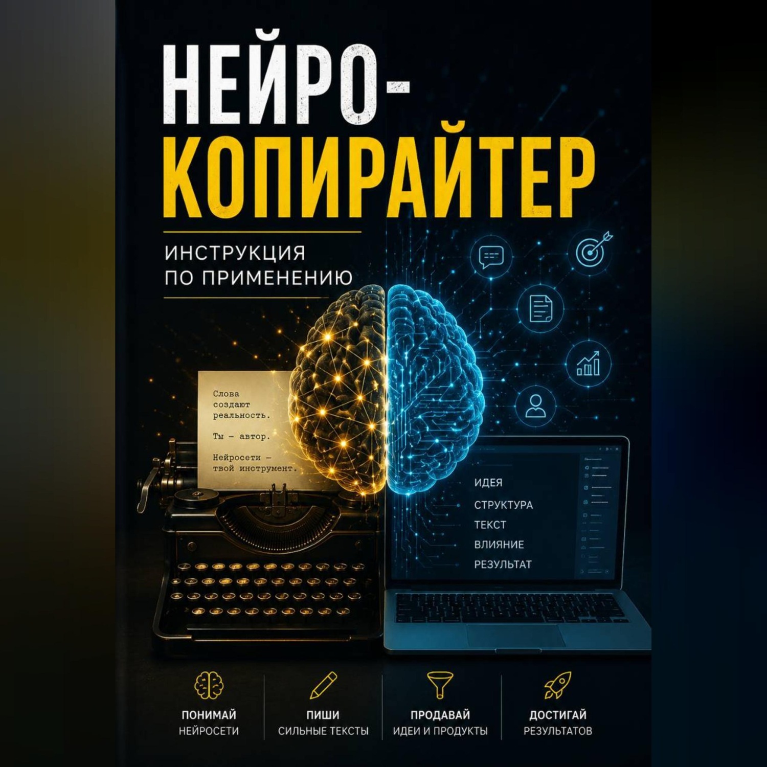 Обложка книги «Нейро-Копирайтер: Инструкция по применению»