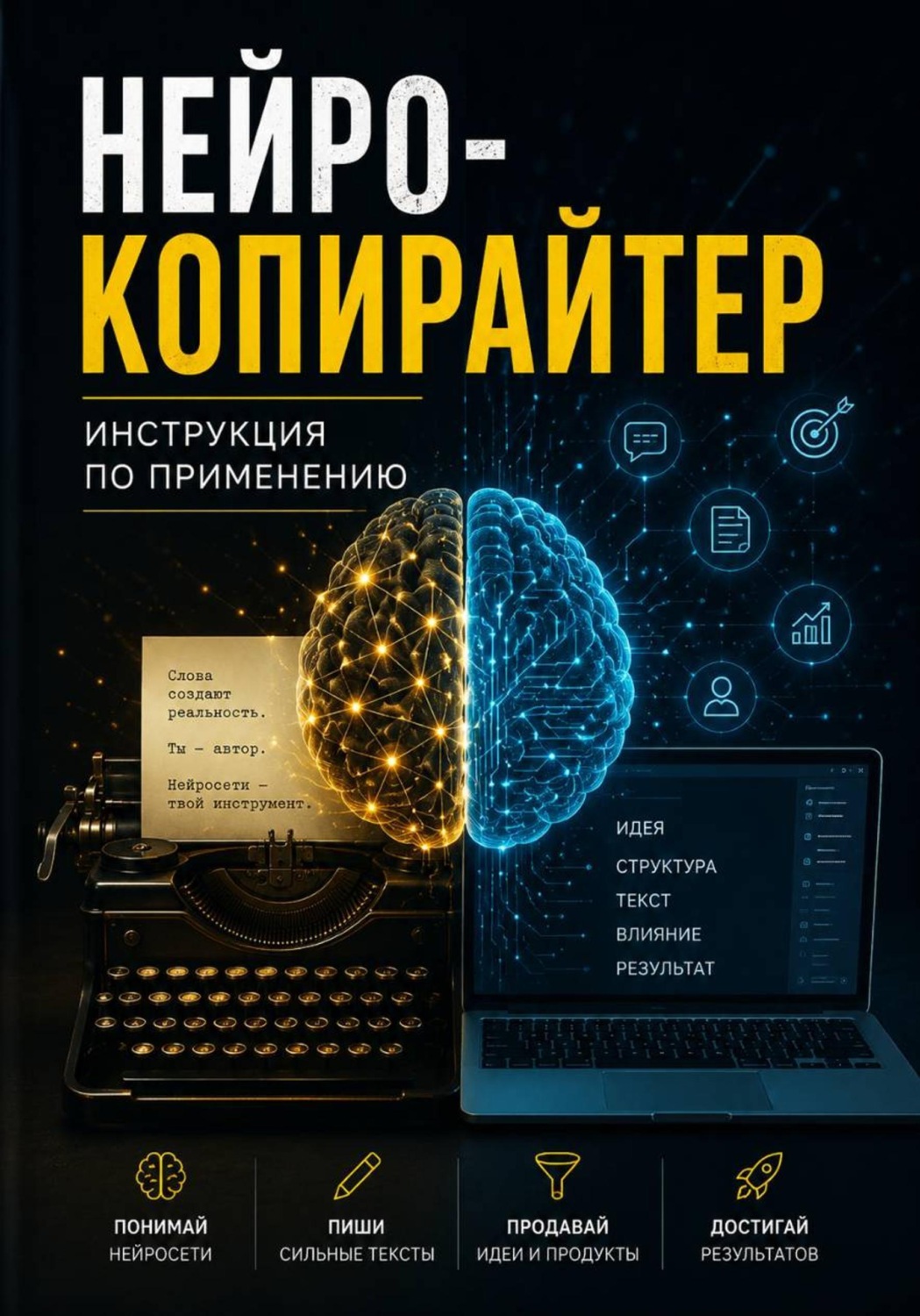 Обложка книги «Нейро-Копирайтер: Инструкция по применению»